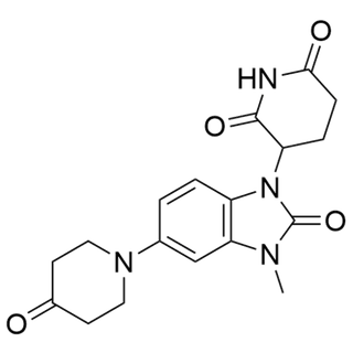 3-(3-methyl-2-oxo-5-(4-oxopiperidin-1-yl)-2,3-dihydro-1H-benzo[d]imidazol-1-yl)piperidine-2,6-dione