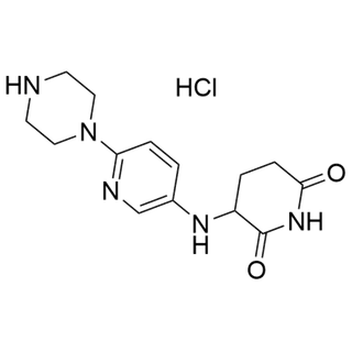 3-((6-(piperazin-1-yl)pyridin-3-yl)amino)piperidine-2,6-dione hydrochloride