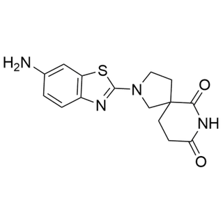 2-(6-aminobenzo[d]thiazol-2-yl)-2,7-diazaspiro[4.5]decane-6,8-dione