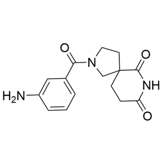 2-(3-aminobenzoyl)-2,7-diazaspiro[4.5]decane-6,8-dione