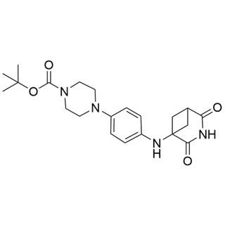 tert-butyl 4-(4-((2,4-dioxo-3-azabicyclo[3.1.1]heptan-1-yl)amino)phenyl)piperazine-1-carboxylate