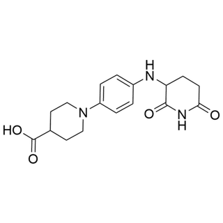 1-(4-((2,6-dioxopiperidin-3-yl)amino)phenyl)piperidine-4-carboxylic acid