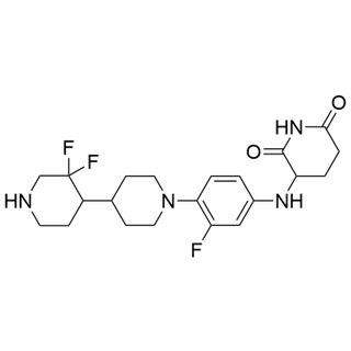 3-((4-(3',3'-difluoro-[4,4'-bipiperidin]-1-yl)-3-fluorophenyl)amino)piperidine-2,6-dione