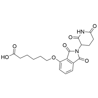 6-((2-(2,6-dioxopiperidin-3-yl)-1,3-dioxoisoindolin-4-yl)oxy)hexanoic acid