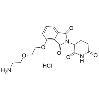 4-(2-(2-aminoethoxy)ethoxy)-2-(2,6-dioxopiperidin-3-yl)isoindoline-1,3-dione hydrochloride