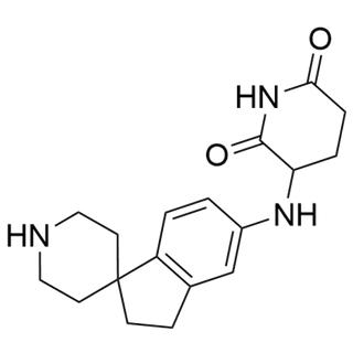 3-((2,3-dihydrospiro[indene-1,4'-piperidin]-5-yl)amino)piperidine-2,6-dione