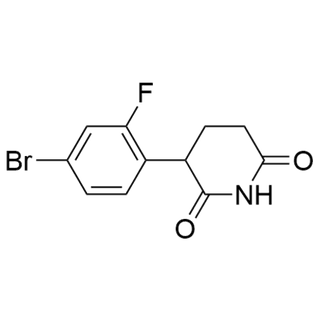 3-(4-bromo-2-fluorophenyl)piperidine-2,6-dione