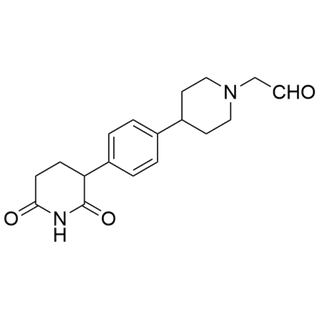 2-(4-(4-(2,6-dioxopiperidin-3-yl)phenyl)piperidin-1-yl)acetaldehyde