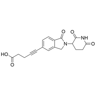 5-(2-(2,6-dioxopiperidin-3-yl)-1-oxoisoindolin-5-yl)pent-4-ynoic acid