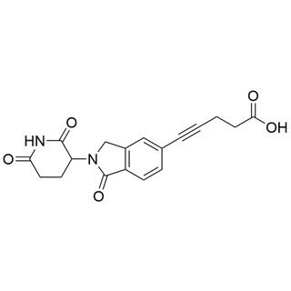 5-(2-(2,6-dioxopiperidin-3-yl)-1-oxoisoindolin-5-yl)pent-4-ynoic acid