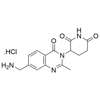 3-(7-(aminomethyl)-2-methyl-4-oxoquinazolin-3(4H)-yl)piperidine-2,6-dione hydrochloride