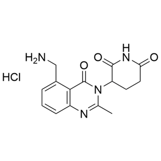 3-(5-(aminomethyl)-2-methyl-4-oxoquinazolin-3(4H)-yl)piperidine-2,6-dione hydrochloride