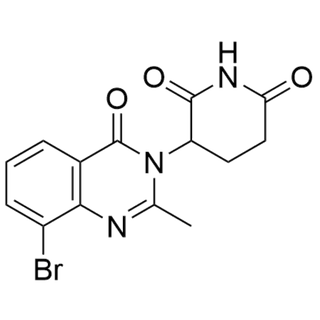 3-(8-bromo-2-methyl-4-oxoquinazolin-3(4H)-yl)piperidine-2,6-dione