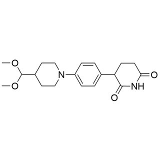 3-(4-(4-(dimethoxymethyl)piperidin-1-yl)phenyl)piperidine-2,6-dione