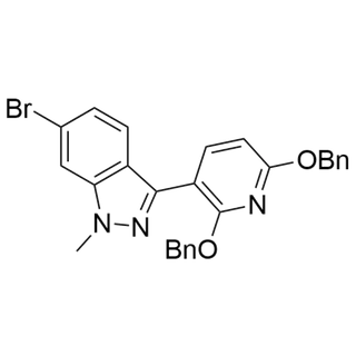 3-(2,6-bis(benzyloxy)pyridin-3-yl)-6-bromo-1-methyl-1h-indazole