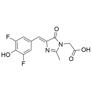 (Z)-2-(4-(3,5-difluoro-4-hydroxybenzylidene)-2-methyl-5-oxo-4,5-dihydro-1H-imidazol-1-yl)acetic acid