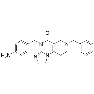 4-(4-aminobenzyl)-7-benzyl-2,4,6,7,8,9-hexahydroimidazo[1,2-a]pyrido[3,4-e]pyrimidin-5(1H)-one