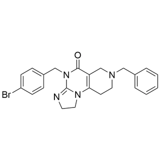 7-benzyl-4-(4-bromobenzyl)-2,4,6,7,8,9-hexahydroimidazo[1,2-a]pyrido[3,4-e]pyrimidin-5(1H)-one