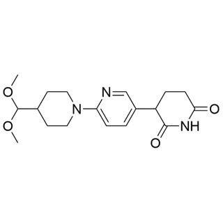 3-(6-(4-(dimethoxymethyl)piperidin-1-yl)pyridin-3-yl)piperidine-2,6-dione