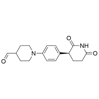 (S)-1-(4-(2,6-dioxopiperidin-3-yl)phenyl)piperidine-4-carbaldehyde