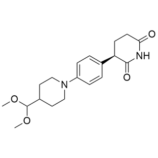 (R)-3-(4-(4-(dimethoxymethyl)piperidin-1-yl)phenyl)piperidine-2,6-dione
