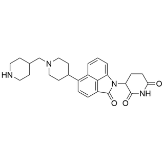 3-(2-oxo-5-(1-(piperidin-4-ylmethyl)piperidin-4-yl)benzo[cd]indol-1(2H)-yl)piperidine-2,6-dione