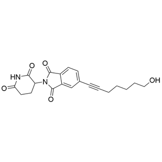 2-(2,6-dioxopiperidin-3-yl)-5-(7-hydroxyhept-1-yn-1-yl)isoindoline-1,3-dione