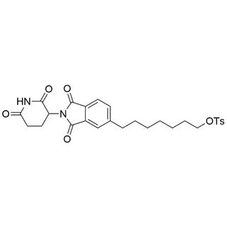 7-(2-(2,6-dioxopiperidin-3-yl)-1,3-dioxoisoindolin-5-yl)heptyl 4-methylbenzenesulfonate