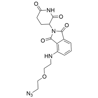 4-((2-(2-azidoethoxy)ethyl)amino)-2-(2,6-dioxopiperidin-3-yl)isoindoline-1,3-dione