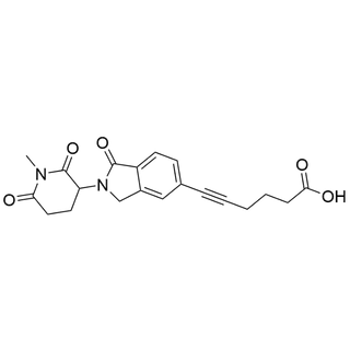6-(2-(1-methyl-2,6-dioxopiperidin-3-yl)-1-oxoisoindolin-5-yl)hex-5-ynoic acid