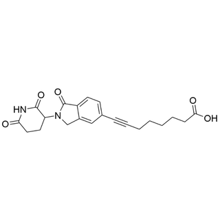 8-(2-(2,6-dioxopiperidin-3-yl)-1-oxoisoindolin-5-yl)oct-7-ynoic acid