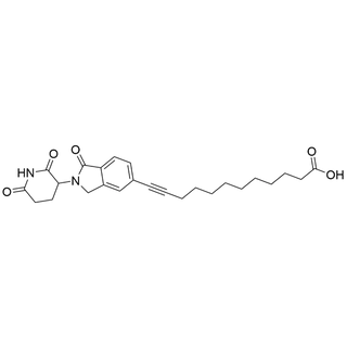 12-(2-(2,6-dioxopiperidin-3-yl)-1-oxoisoindolin-5-yl)dodec-11-ynoic acid