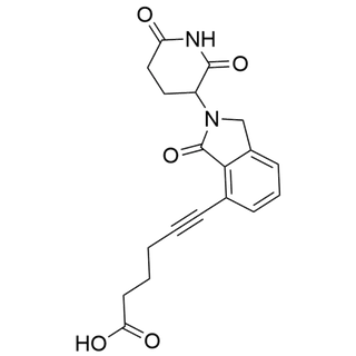 6-(2-(2,6-dioxopiperidin-3-yl)-3-oxoisoindolin-4-yl)hex-5-ynoic acid