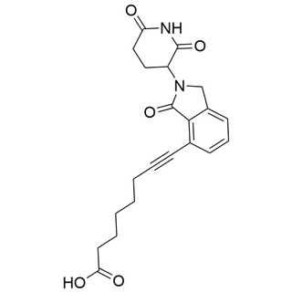 8-(2-(2,6-dioxopiperidin-3-yl)-3-oxoisoindolin-4-yl)oct-7-ynoic acid