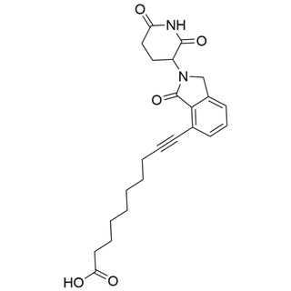 10-(2-(2,6-dioxopiperidin-3-yl)-3-oxoisoindolin-4-yl)dec-9-ynoic acid