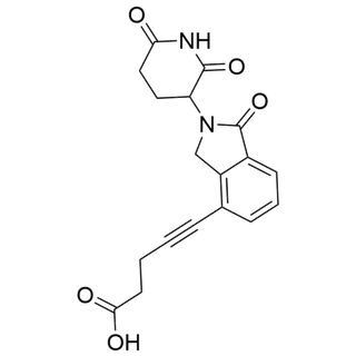 5-(2-(2,6-dioxopiperidin-3-yl)-1-oxoisoindolin-4-yl)pent-4-ynoic acid
