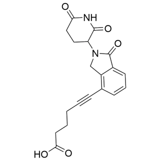 6-(2-(2,6-dioxopiperidin-3-yl)-1-oxoisoindolin-4-yl)hex-5-ynoic acid