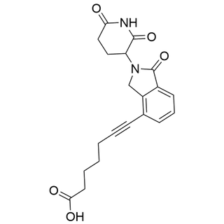 7-(2-(2,6-dioxopiperidin-3-yl)-1-oxoisoindolin-4-yl)hept-6-ynoic acid