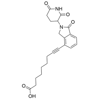 9-(2-(2,6-dioxopiperidin-3-yl)-1-oxoisoindolin-4-yl)non-8-ynoic acid