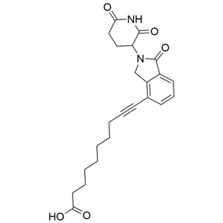 10-(2-(2,6-dioxopiperidin-3-yl)-1-oxoisoindolin-4-yl)dec-9-ynoic acid