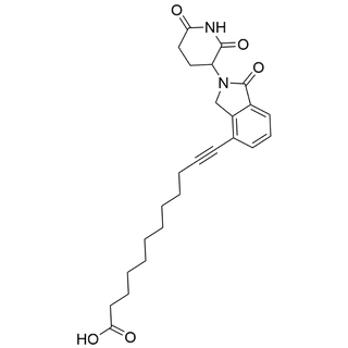 12-(2-(2,6-dioxopiperidin-3-yl)-1-oxoisoindolin-4-yl)dodec-11-ynoic acid