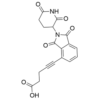 5-(2-(2,6-dioxopiperidin-3-yl)-1,3-dioxoisoindolin-4-yl)pent-4-ynoic acid