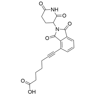 7-(2-(2,6-dioxopiperidin-3-yl)-1,3-dioxoisoindolin-4-yl)hept-6-ynoic acid