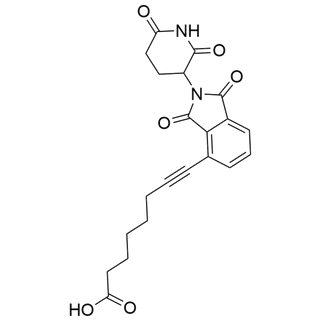 8-(2-(2,6-dioxopiperidin-3-yl)-1,3-dioxoisoindolin-4-yl)oct-7-ynoic acid
