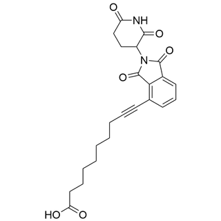 10-(2-(2,6-dioxopiperidin-3-yl)-1,3-dioxoisoindolin-4-yl)dec-9-ynoic acid