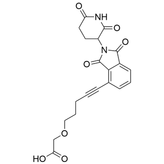 2-((5-(2-(2,6-dioxopiperidin-3-yl)-1,3-dioxoisoindolin-4-yl)pent-4-yn-1-yl)oxy)acetic acid