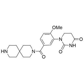 1-(2-methoxy-5-(3,9-diazaspiro[5.5]undecane-3-carbonyl)phenyl)dihydropyrimidine-2,4(1H,3H)-dione