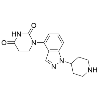 1-(1-(piperidin-4-yl)-1H-indazol-4-yl)dihydropyrimidine-2,4(1H,3H)-dione