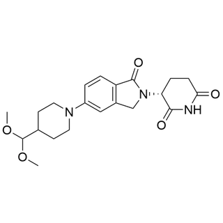 (R)-3-(5-(4-(dimethoxymethyl)piperidin-1-yl)-1-oxoisoindolin-2-yl)piperidine-2,6-dione