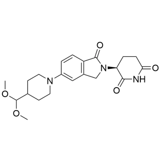 (S)-3-(5-(4-(dimethoxymethyl)piperidin-1-yl)-1-oxoisoindolin-2-yl)piperidine-2,6-dione